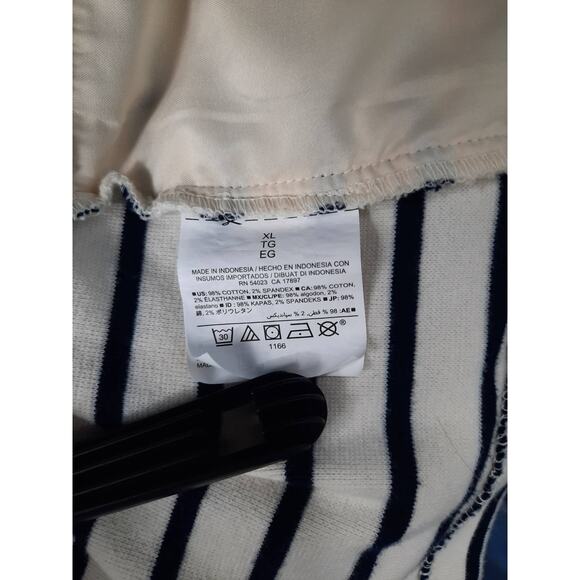 Old Navy Ivory Navy Blue striped jacket - Picture 9 of 11